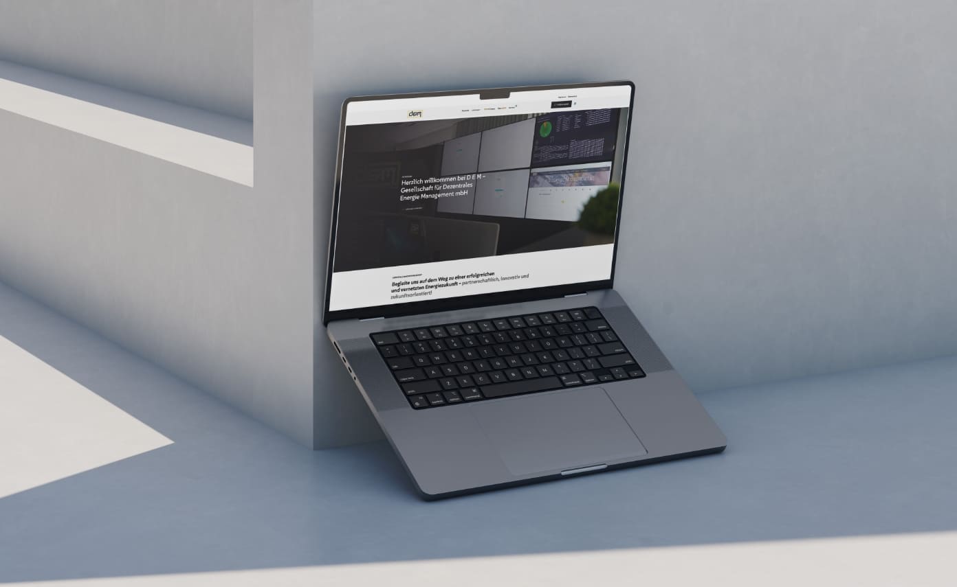 DEM — Corporate Identity, Designsystem & Website-Relaunch, Case-Study von digitalbynature